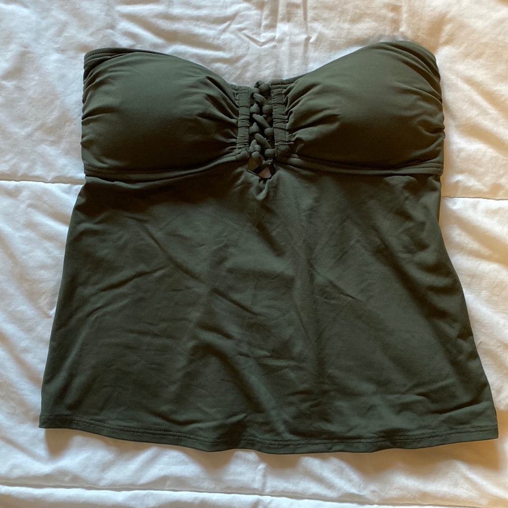 MK Strapless tankini top